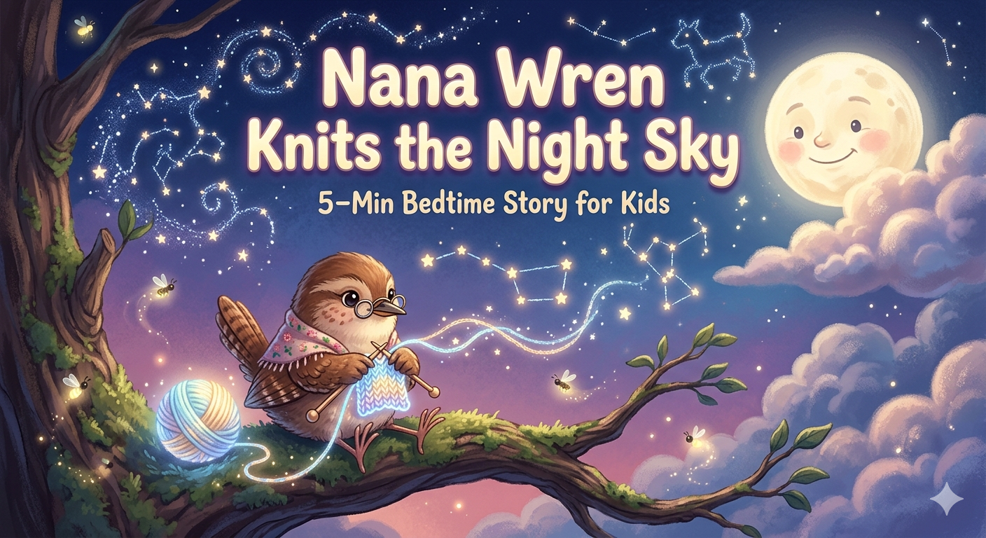 Nana Wren Knits the Night Sky